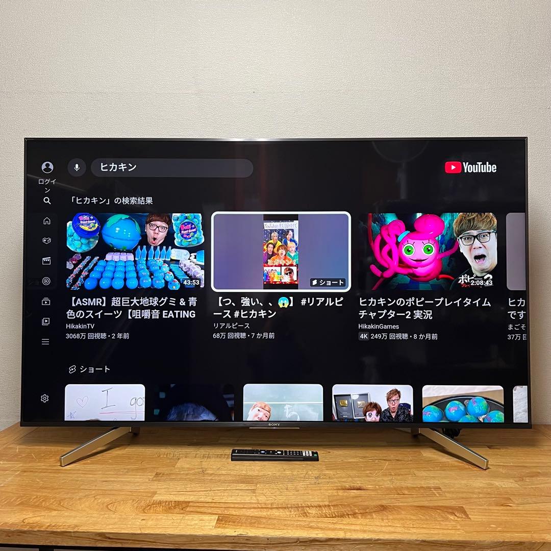 SONY 65V型 4K液晶テレビ BRAVIA KJ-65X8500F