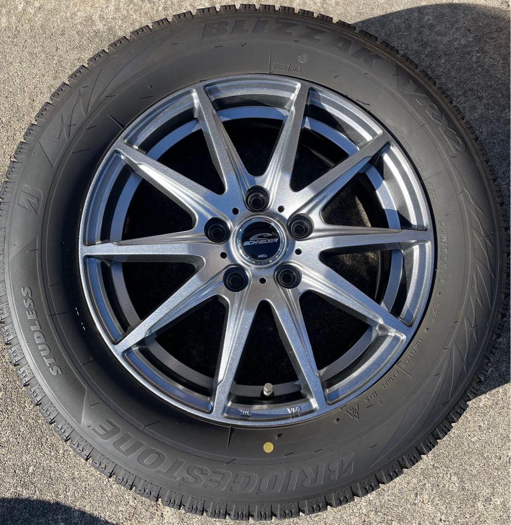 ※注意事項あり　スタッドレスタイヤ215/60R16 ブリヂストン2024年製