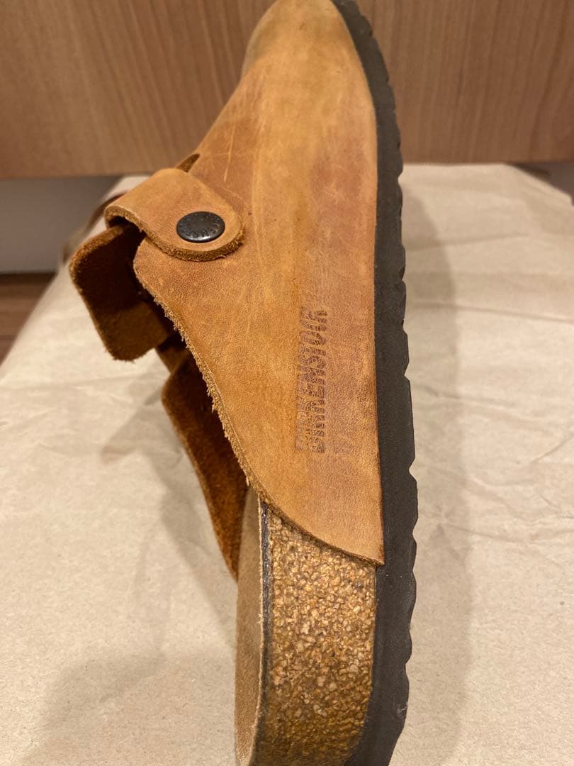 【BIRKENSTOCK】Boston・スエードレザー・ミンク　26センチ