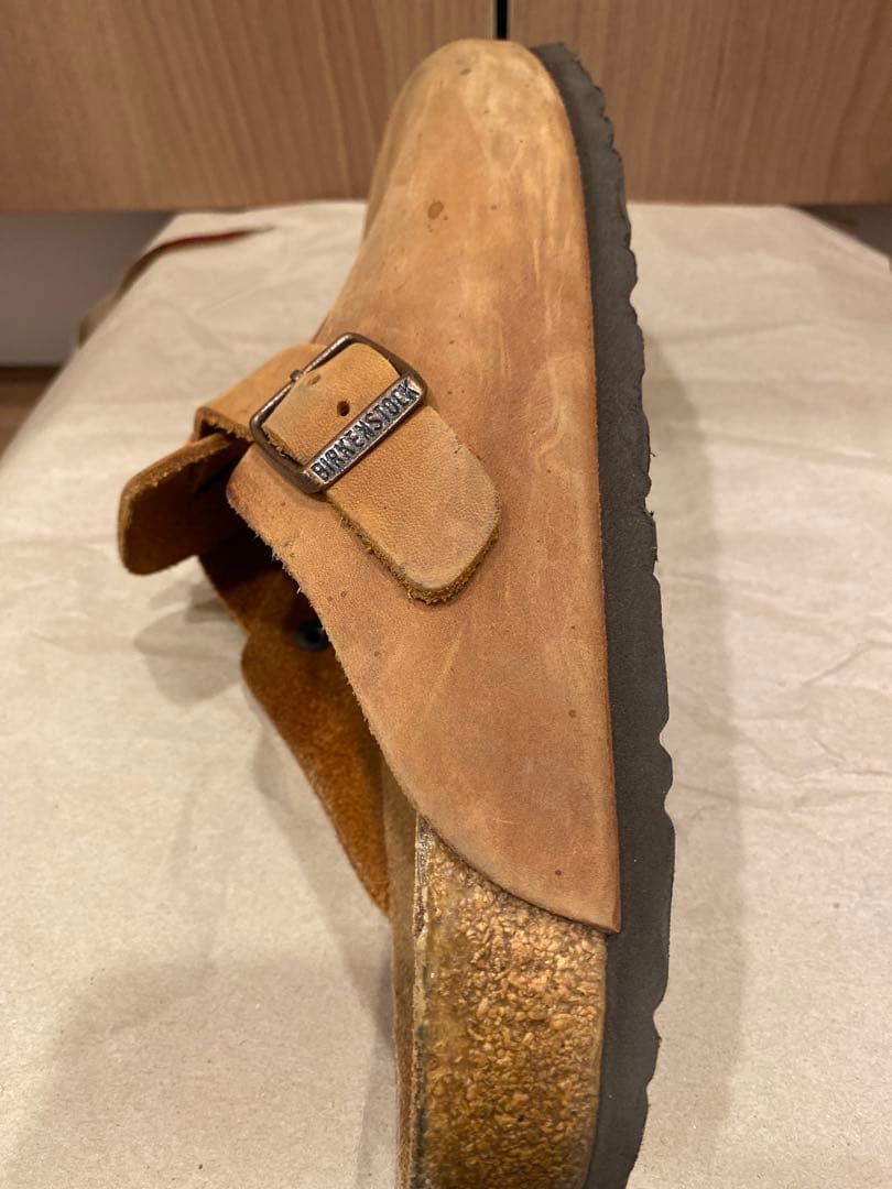 【BIRKENSTOCK】Boston・スエードレザー・ミンク　26センチ