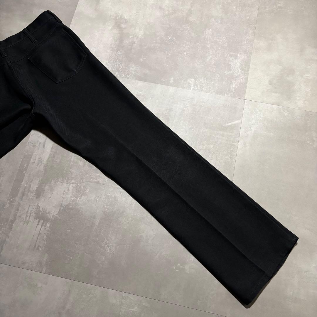 80s - Wrangler ラングラー　ランチャードレスパンツ　黒　USA製