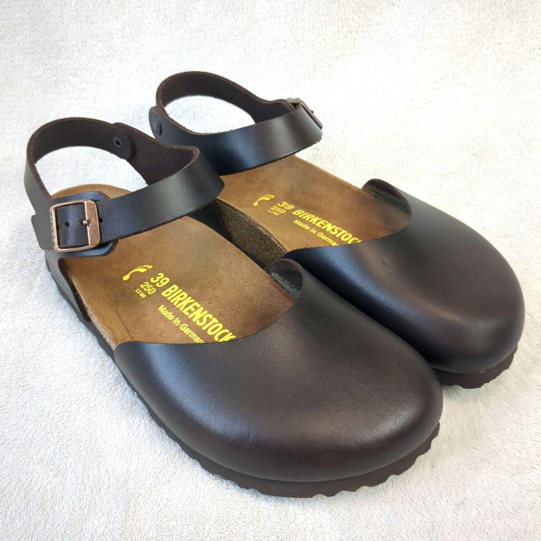 ビルケンシュトック メッシーナ レザー ダークブラウン サイズ39