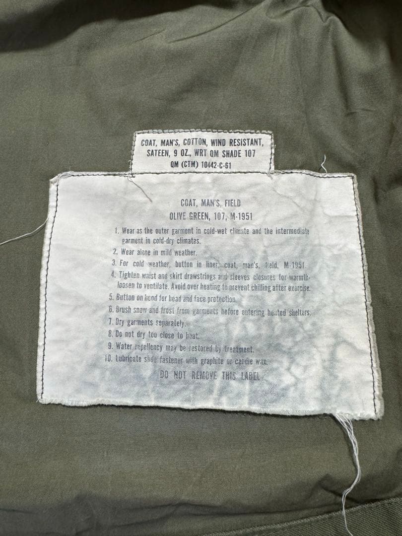60s u.s.army M-51field jacket フィールドジャケット