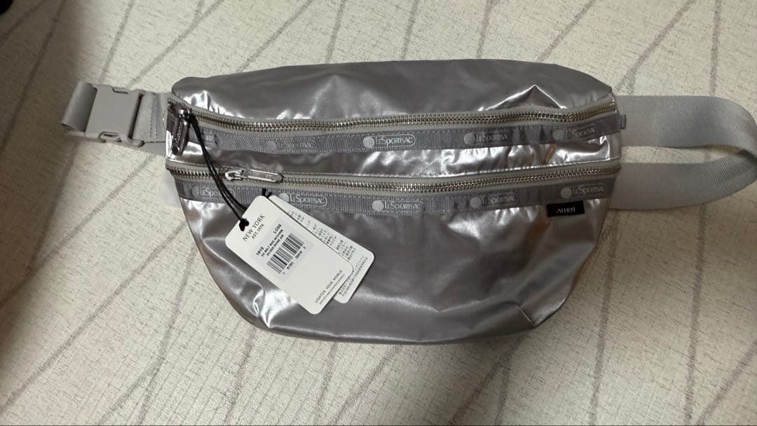 【LeSportsac×Ameri】ショルダーバッグ シルバー　レスポ　アメリ