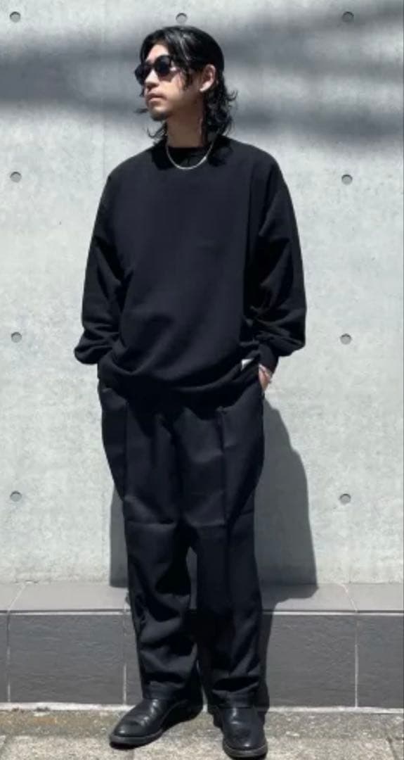 パンツ Polyester Twill Pin Tuck Easy Pants