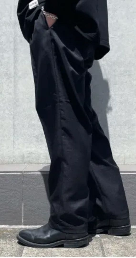 パンツ Polyester Twill Pin Tuck Easy Pants