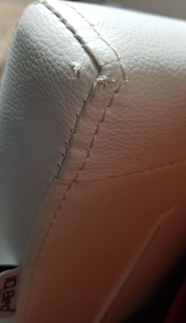 美品 フランスベット IQ ホワイト フレーム マットレス セット セミダブル