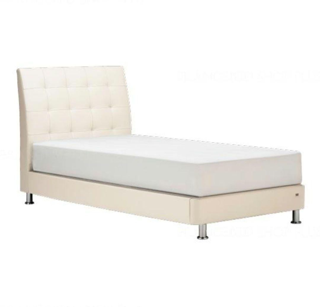 美品 フランスベット IQ ホワイト フレーム マットレス セット セミダブル