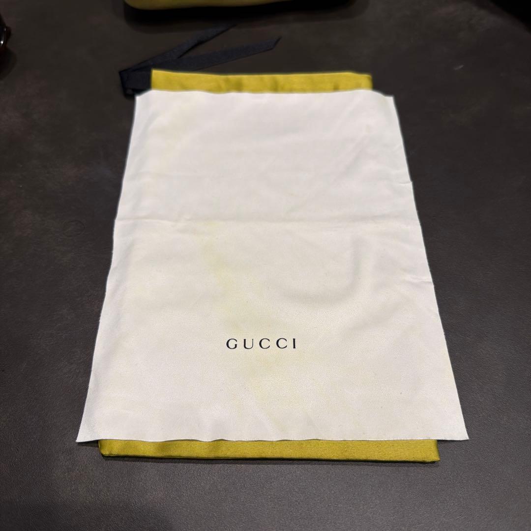 M GUCCI ブラウンラウンド型サングラス
