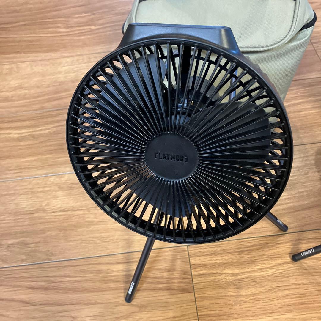 クレイモア v600 ＋ 扇風機 ファン　2個セット　収容バッグ付