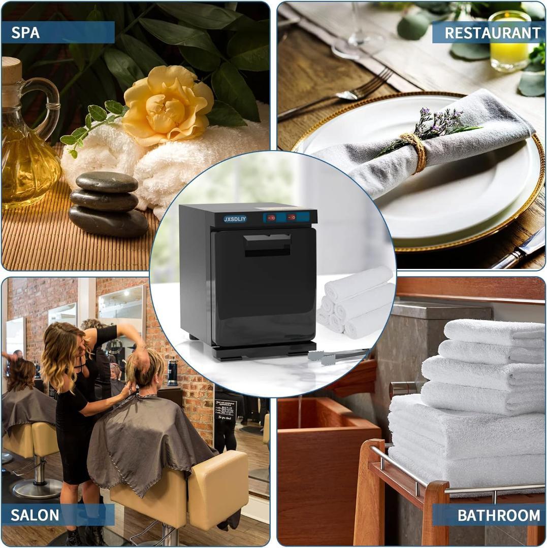 JXSDLIY ミニ 5L スモール ホットタオルウォーマー (5L、ブラック)