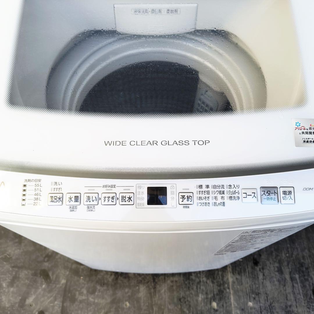 77運搬取付無料！ホワイト・シンプルパワフル洗濯機！純正AQUA！完動品超美品