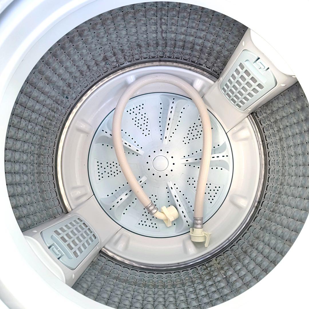 77運搬取付無料！ホワイト・シンプルパワフル洗濯機！純正AQUA！完動品超美品