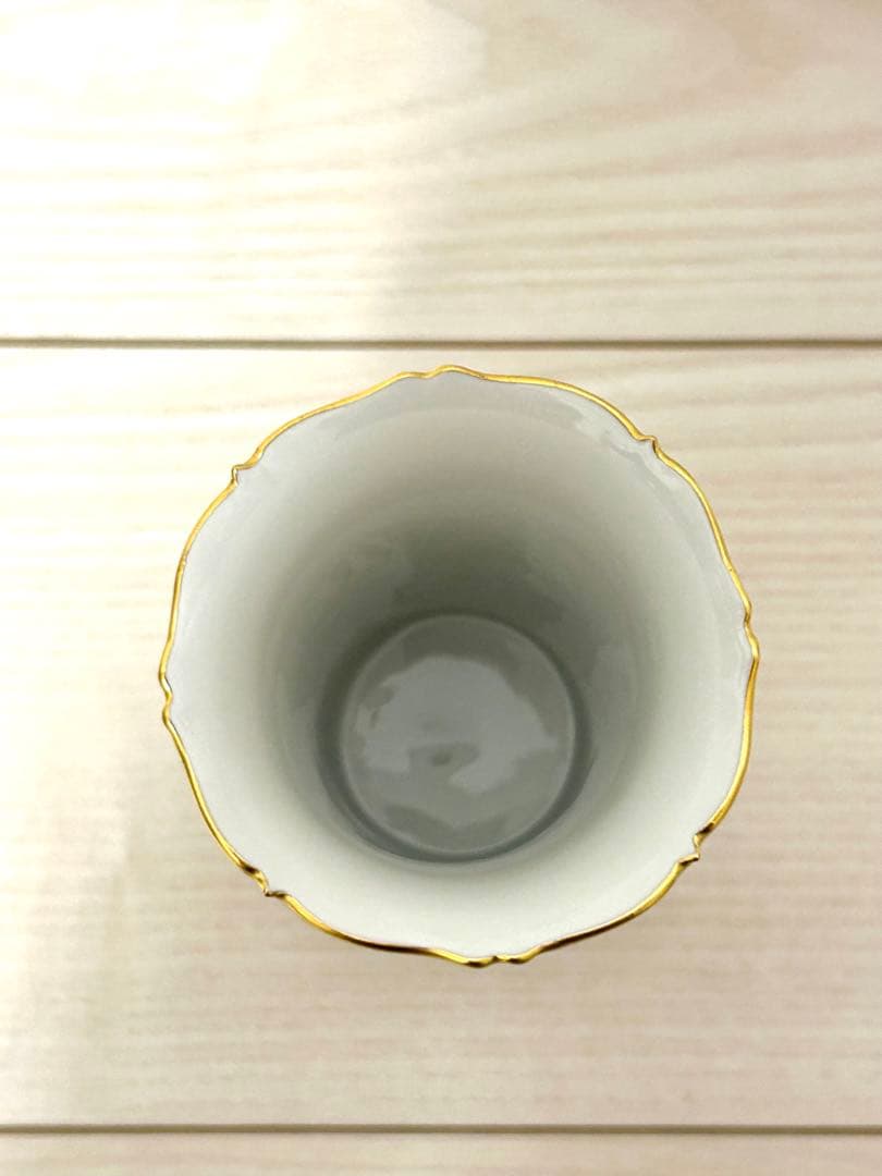 マイセン 一級品 花瓶 フラワーベース 矢車菊 蝶 花 昆虫