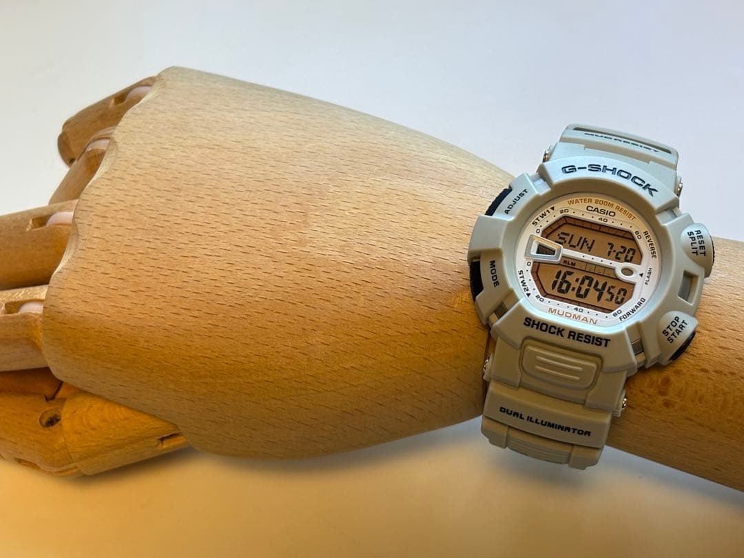 G-SHOCK/時計/MUDMAN/マット/G-9000/グレージュ/ミリタリー