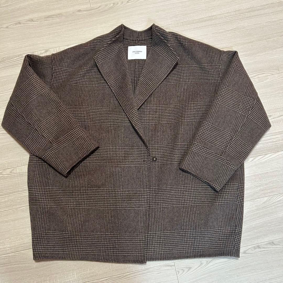 ꕤアーバンリサーチドアーズ/ウールリバーミドルガウンコート