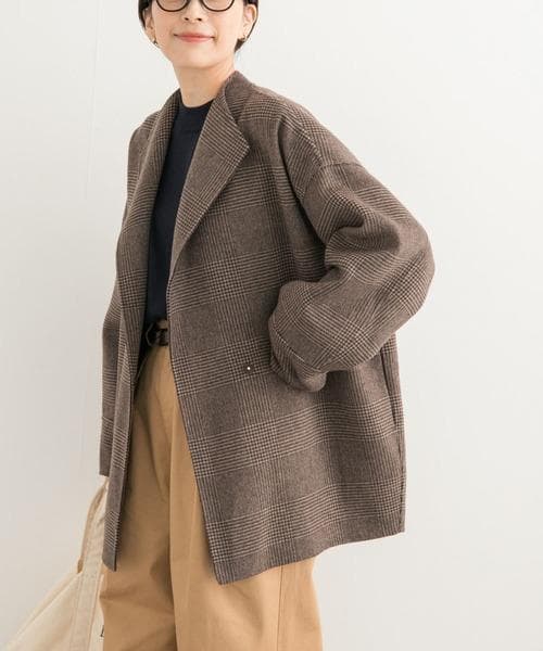 ꕤアーバンリサーチドアーズ/ウールリバーミドルガウンコート