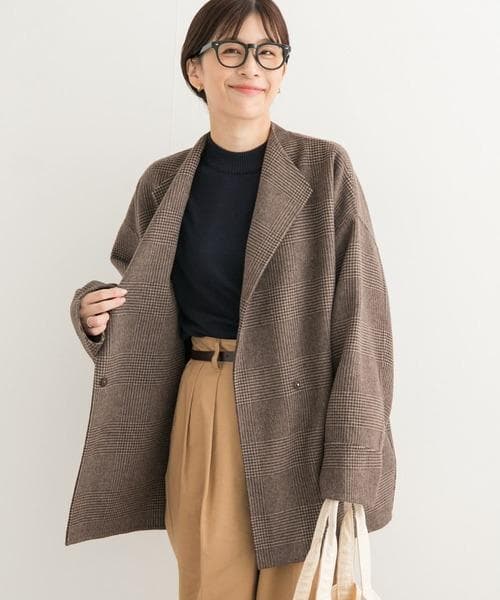 ꕤアーバンリサーチドアーズ/ウールリバーミドルガウンコート