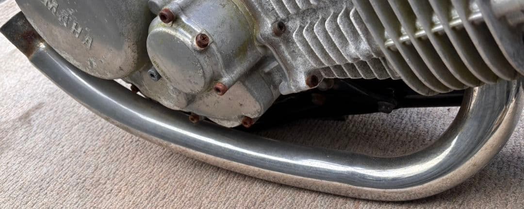 YAMAHA SR400 エンジン フレームセット