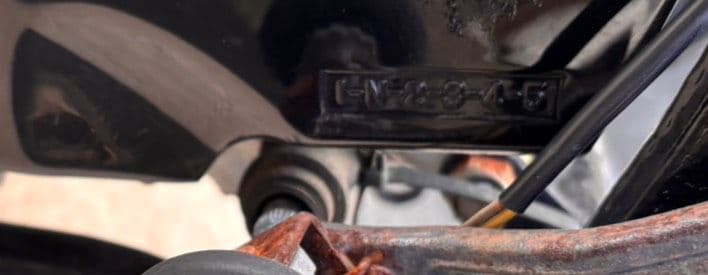 YAMAHA SR400 エンジン フレームセット