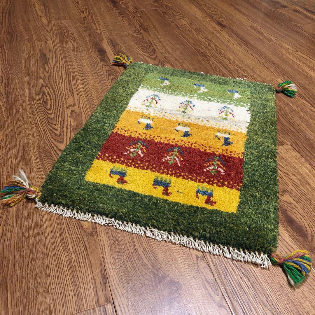 ペルシャギャッベ (ギャベ) ギャッベ 玄関マット No.2327