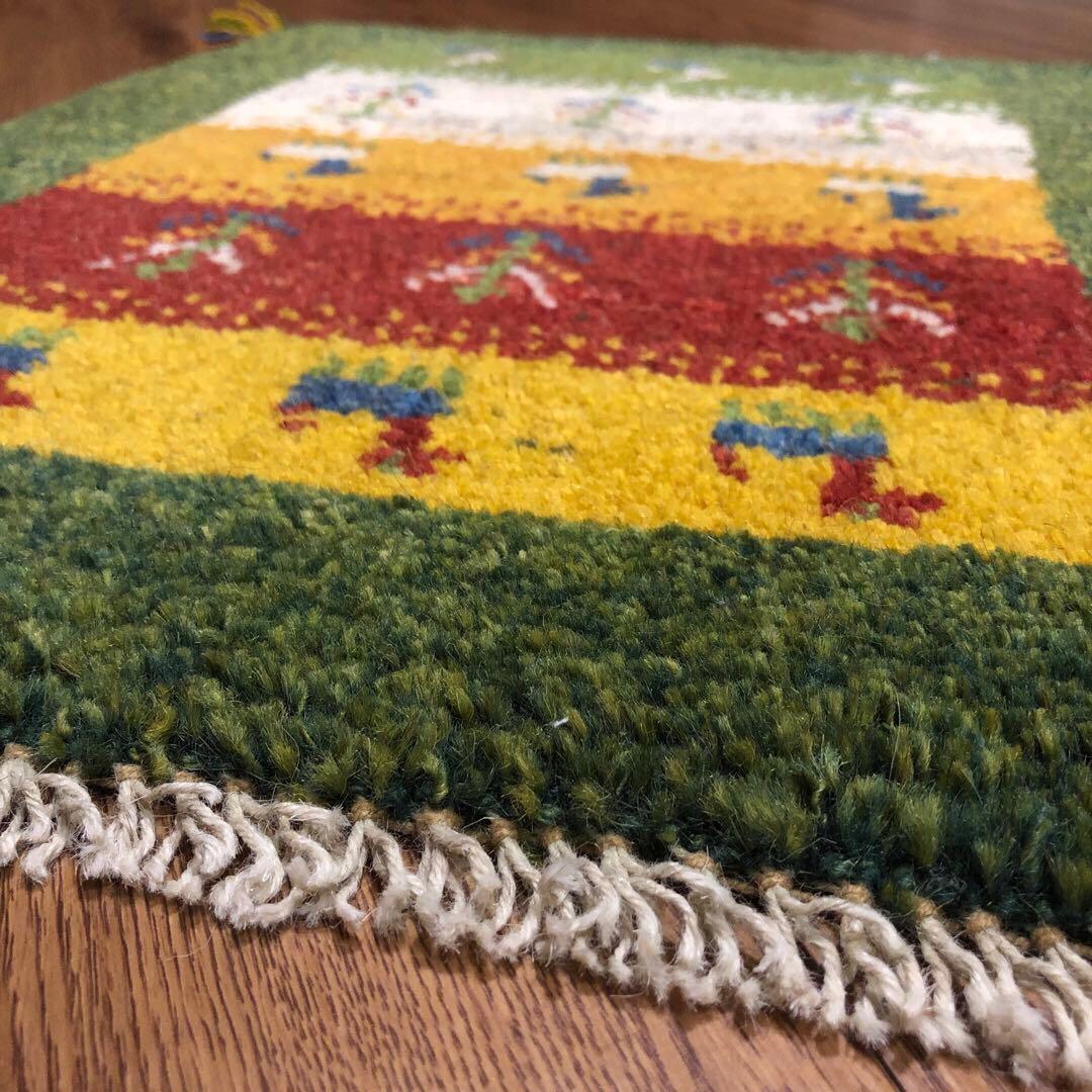 ペルシャギャッベ (ギャベ) ギャッベ 玄関マット No.2327