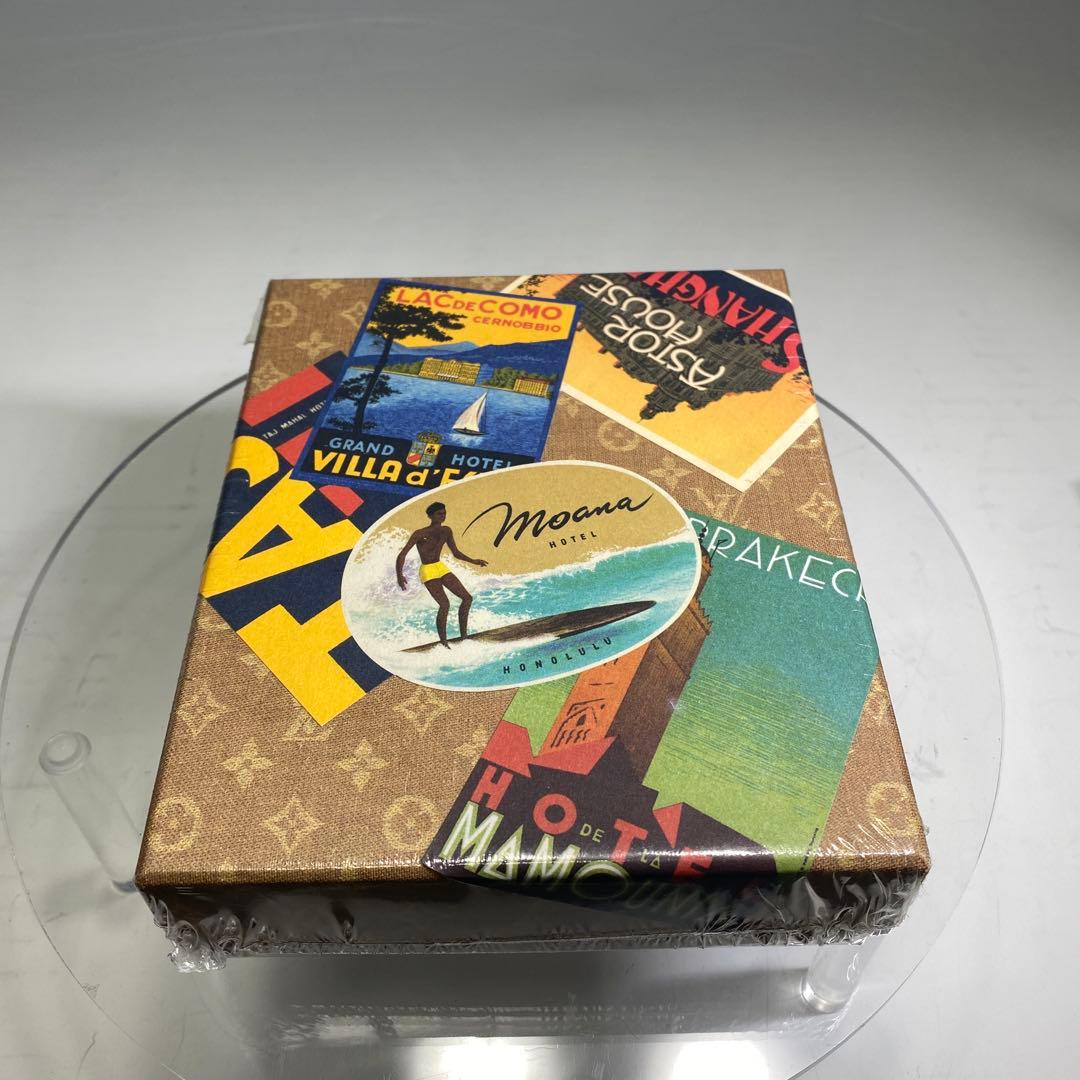 ルイヴィトン　ホテルラベルポストカードボックス