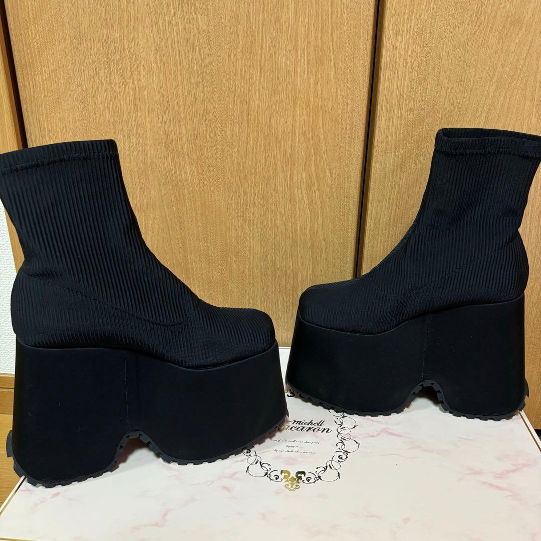 ミシェルマカロン 14.5cm最強盛れショートブーツ