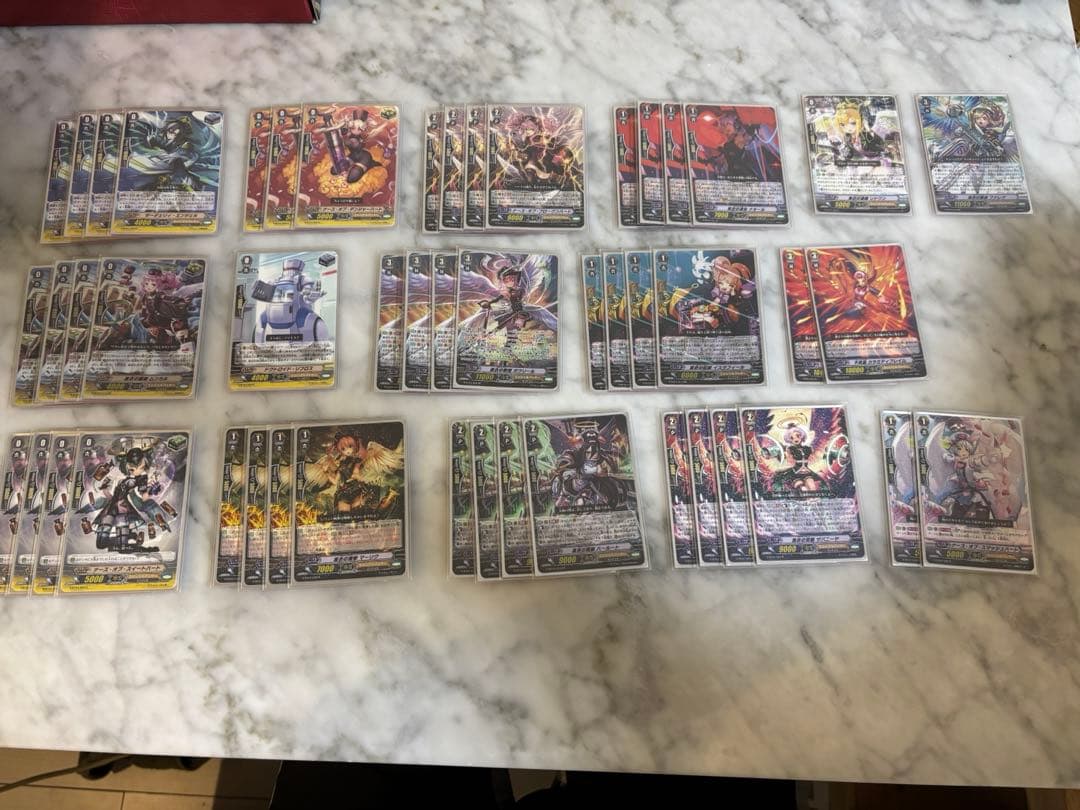 ヴァンガード 引退品 700枚ほど デッキ12組 2重スリーブ