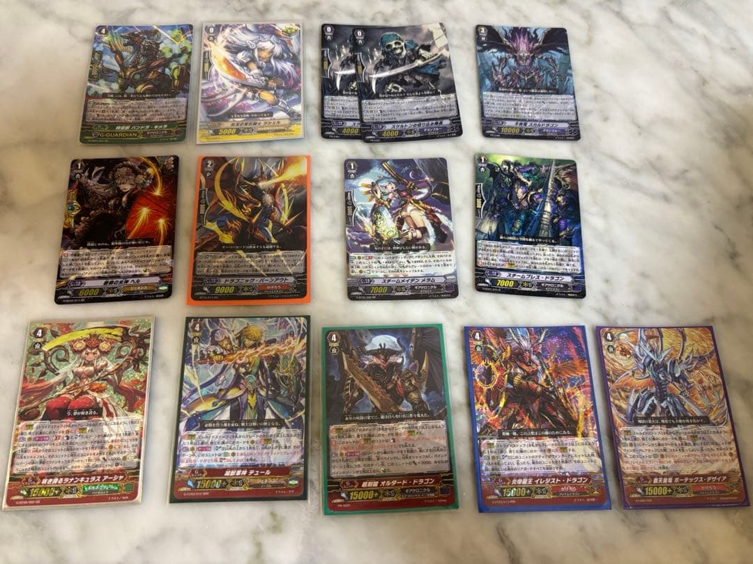 ヴァンガード 引退品 700枚ほど デッキ12組 2重スリーブ