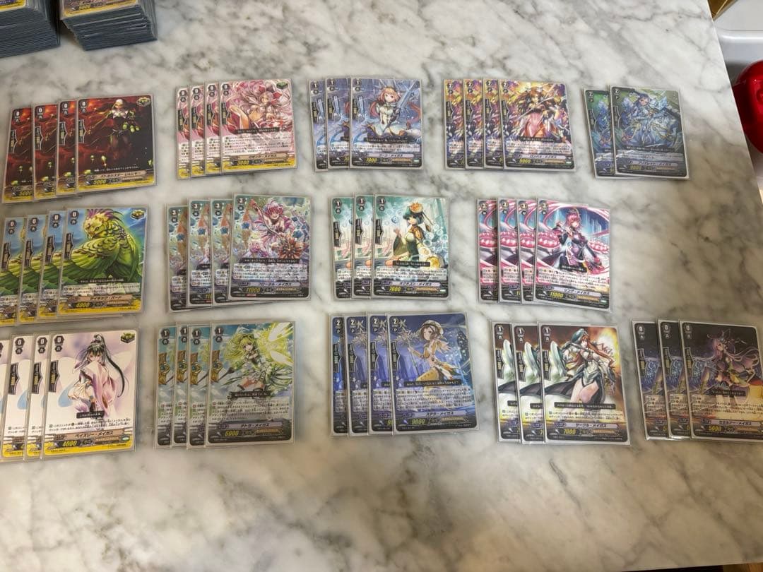 ヴァンガード 引退品 700枚ほど デッキ12組 2重スリーブ