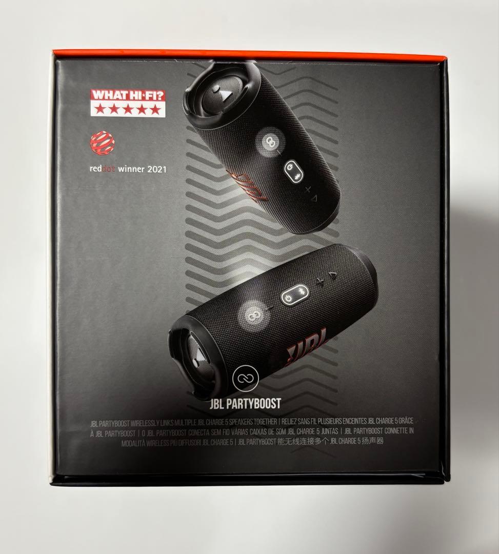 新品未使用 JBL CHARGE5 BLK チャージ5 ブラック 黒