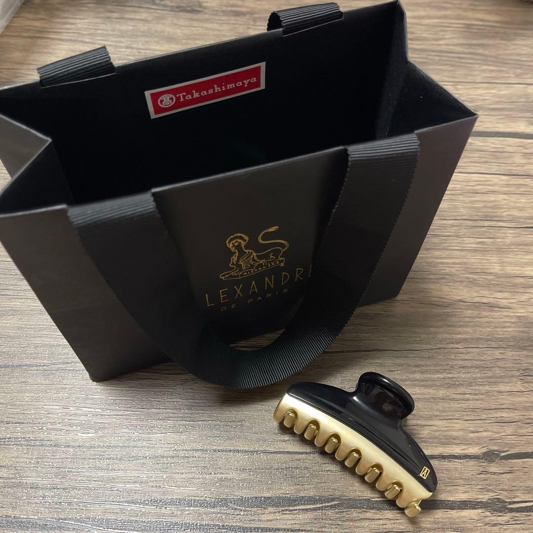 【美品】アレクサンドルドゥパリ Mクリップ ブラック