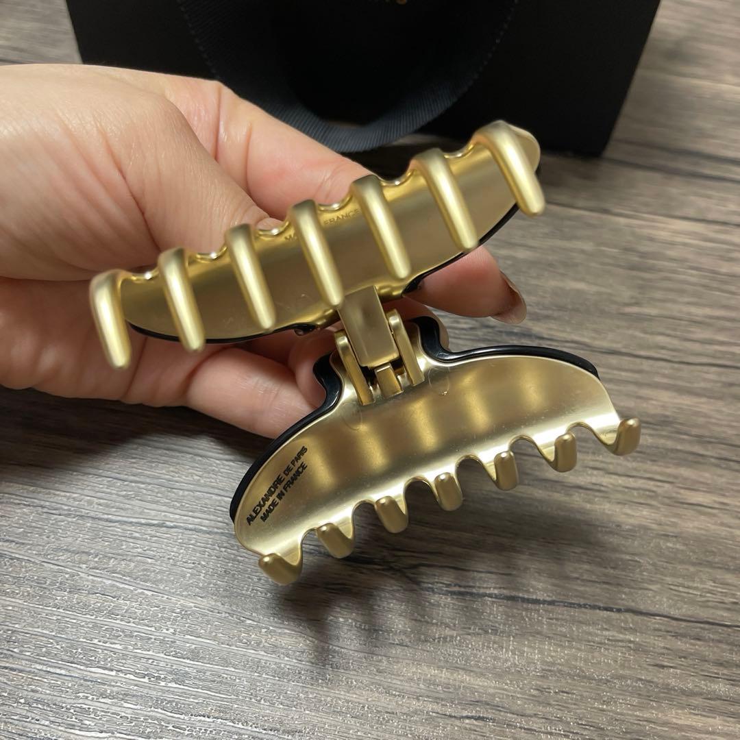 【美品】アレクサンドルドゥパリ Mクリップ ブラック