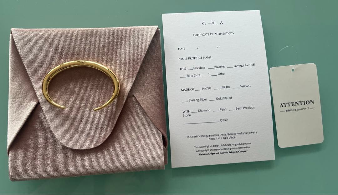 【ガブリエラ アルティガス】 INFINITE TUSK CUFF