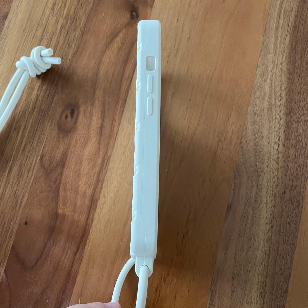 新品BOTTEGA VENETA IPhone13pro ラバーテックケース 白