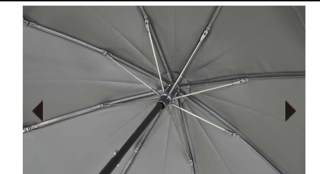 新品未使用【サンバリア100】２段折 / ホワイト×ベージュ 木元ストレート