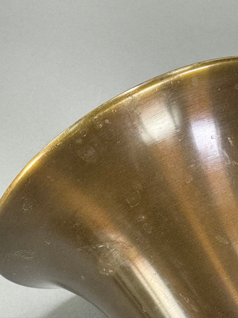 いけばな　池坊 唐銅花瓶　高さ31cm 銅花器　花瓶　華道具