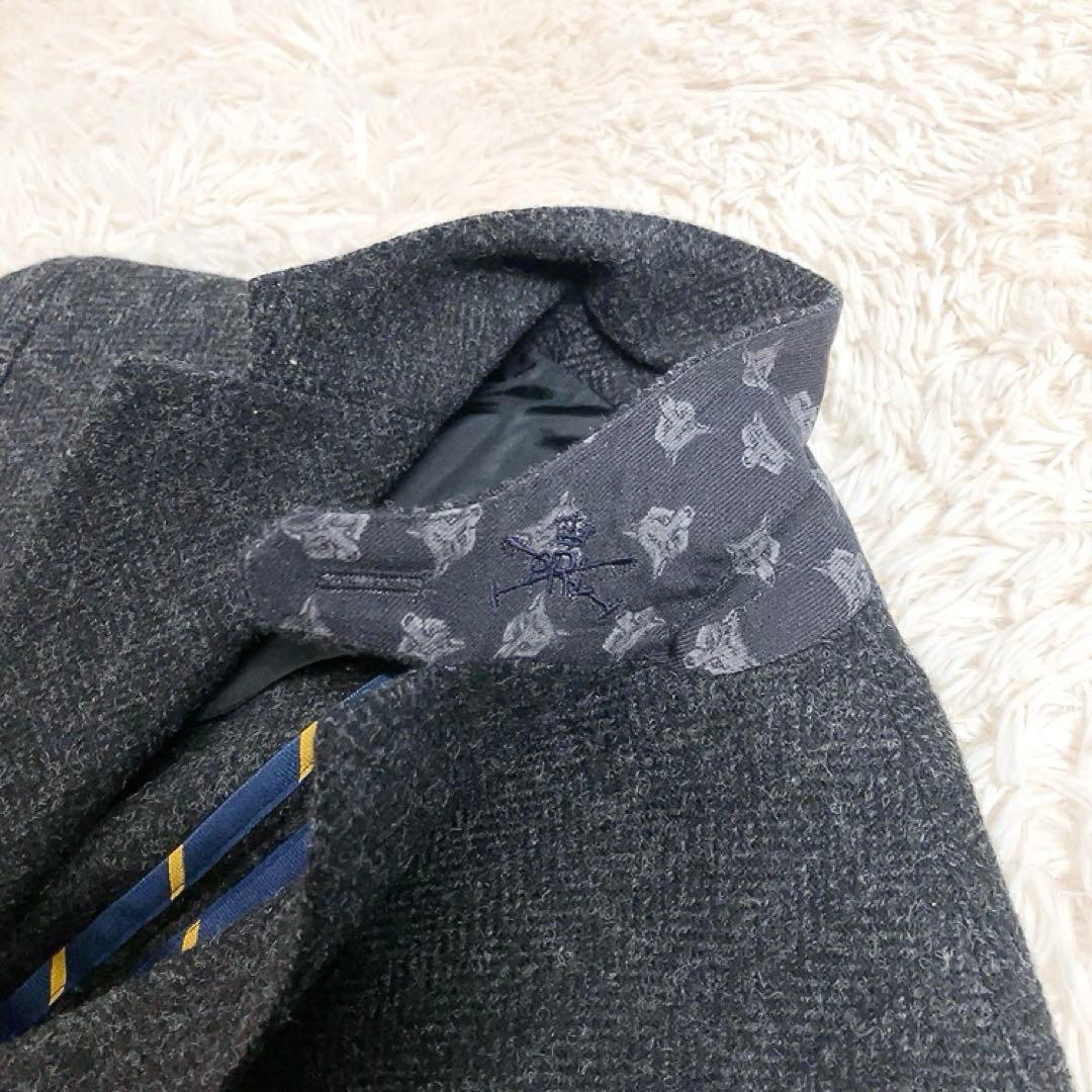 【ツイード・襟裏キツネ】ポロラルフローレン　テーラード　ヘリンボーン　38S現行