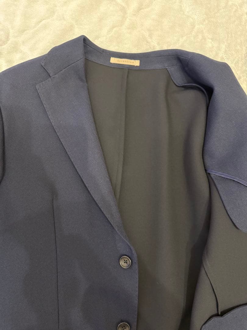 【極美品】ESTNATION エストネーション ジャージースーツ上下　ネイビー