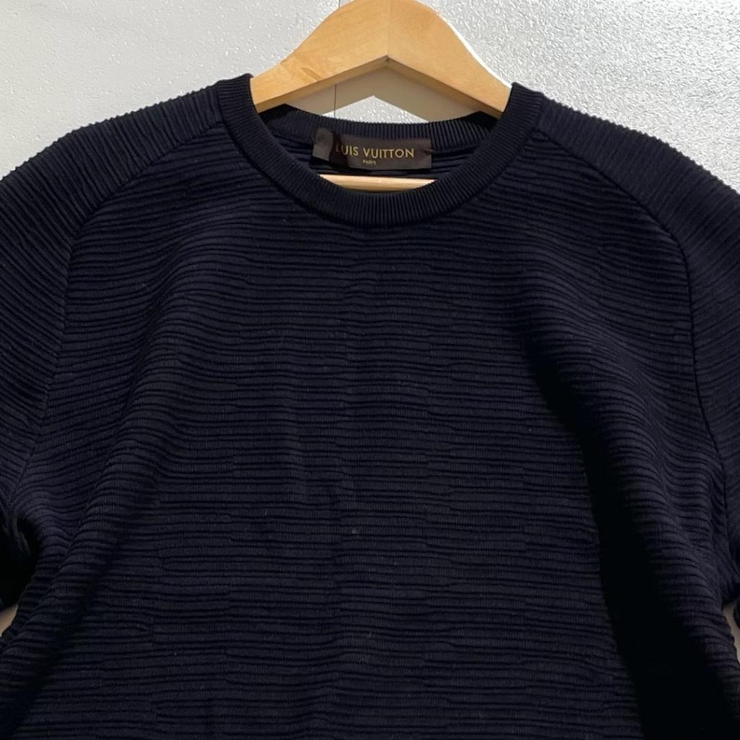 【極美品/L】LOUIS VUITTON ルイヴィトン セーター LV金具ロゴ