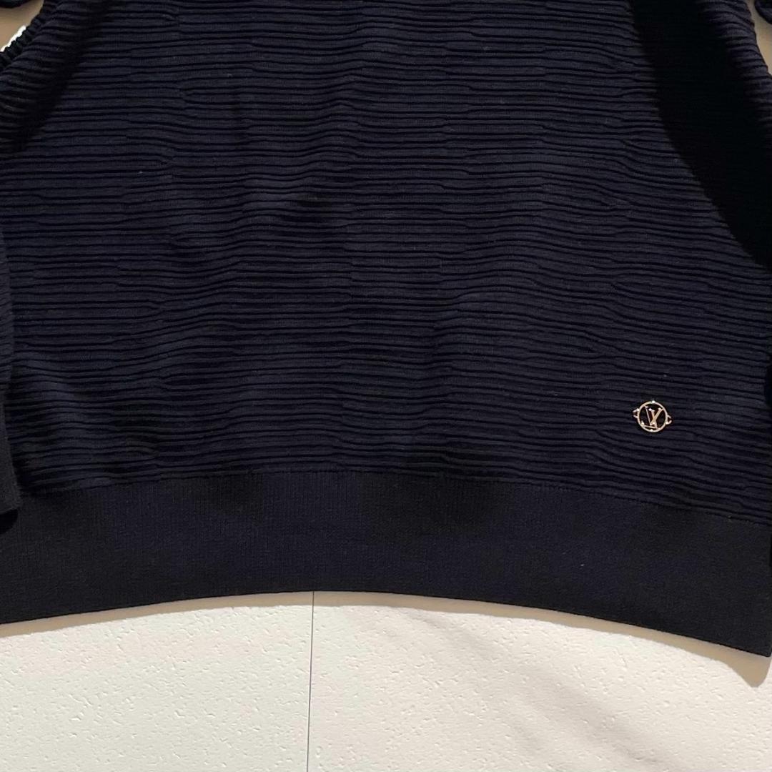 【極美品/L】LOUIS VUITTON ルイヴィトン セーター LV金具ロゴ