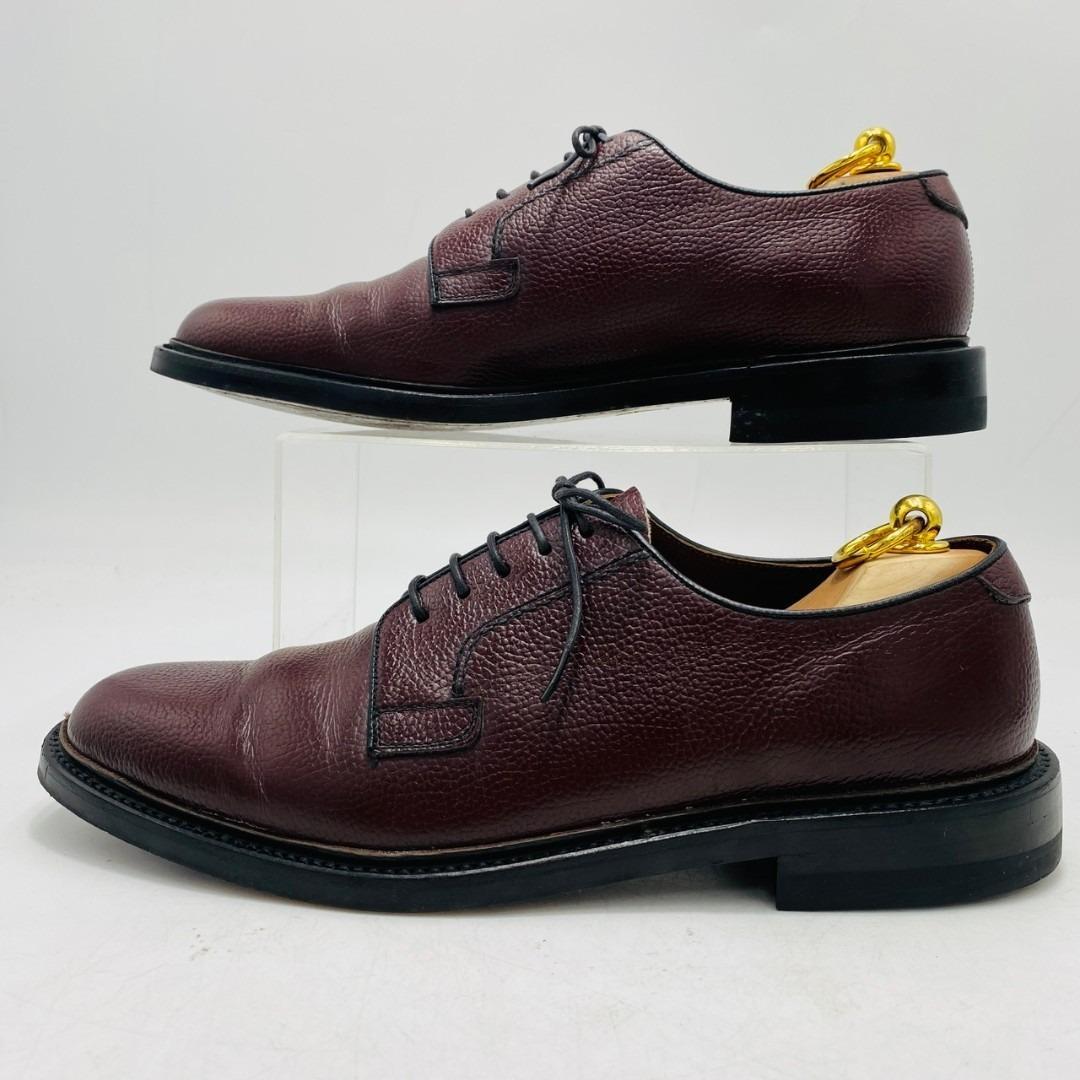 REGAL ビジネスシューズ プレーントゥ 外羽根 レザー シボ革 26cm