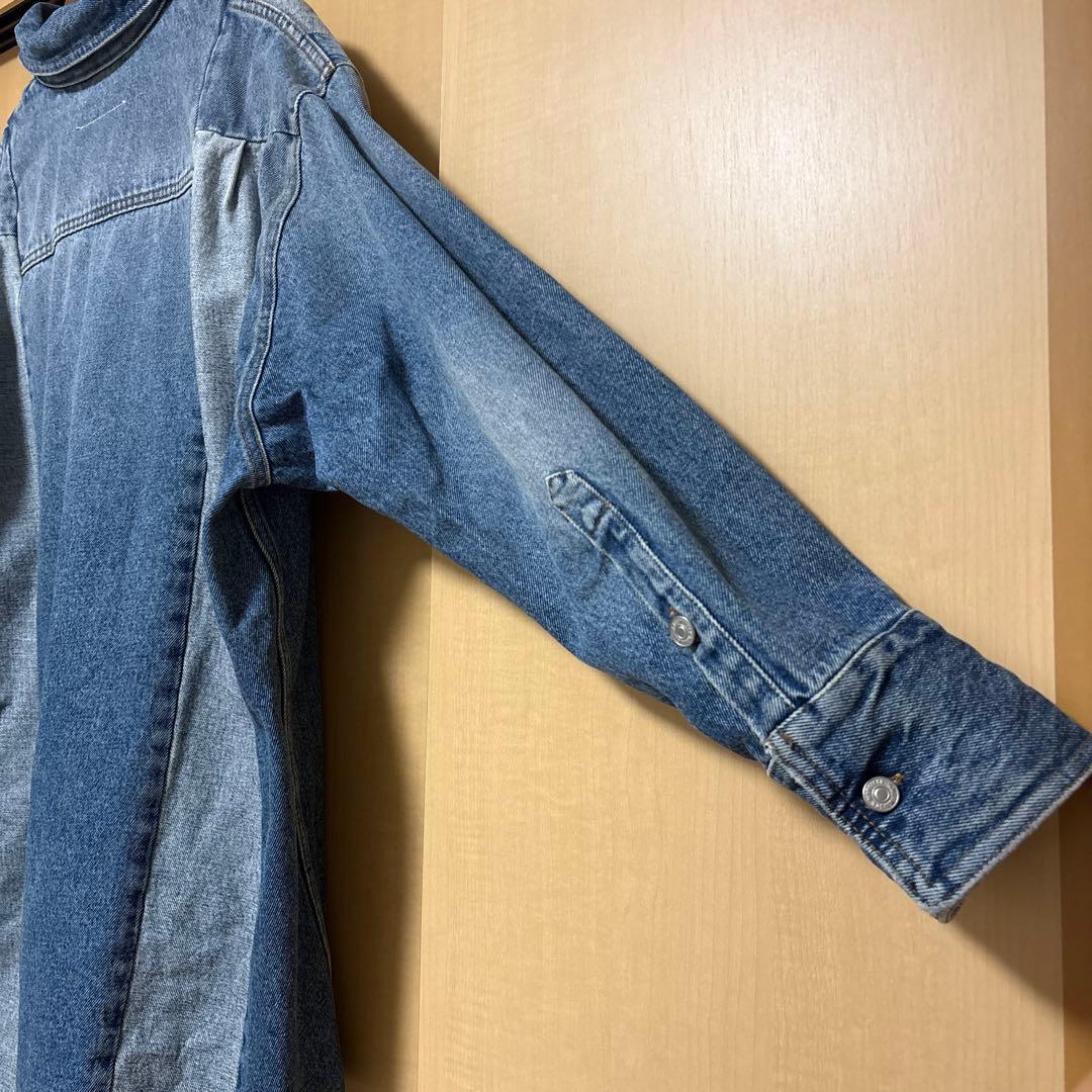 MM6 メゾンマルジェラ 24AW デニムシャツジャケット44 インディゴ