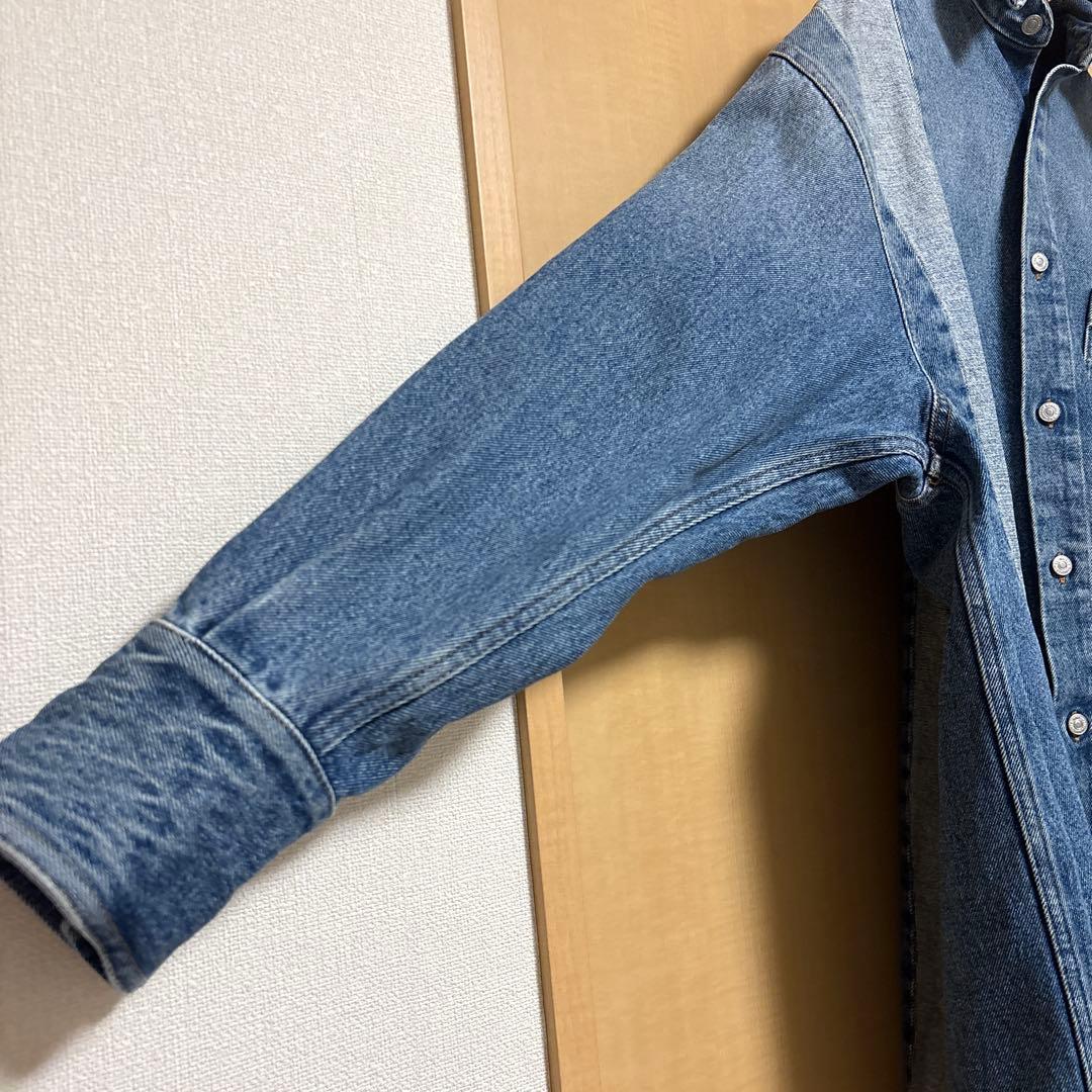 MM6 メゾンマルジェラ 24AW デニムシャツジャケット44 インディゴ