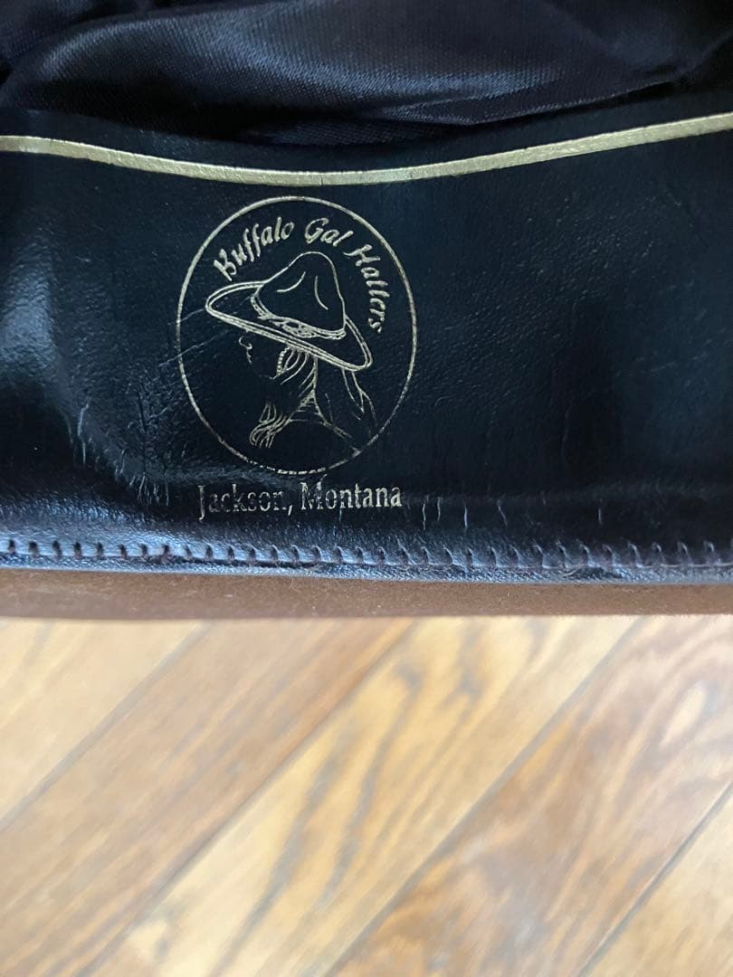 年末年始売り尽くしセール 本革スエード クラシックカウボーイハット　ブラシ付き