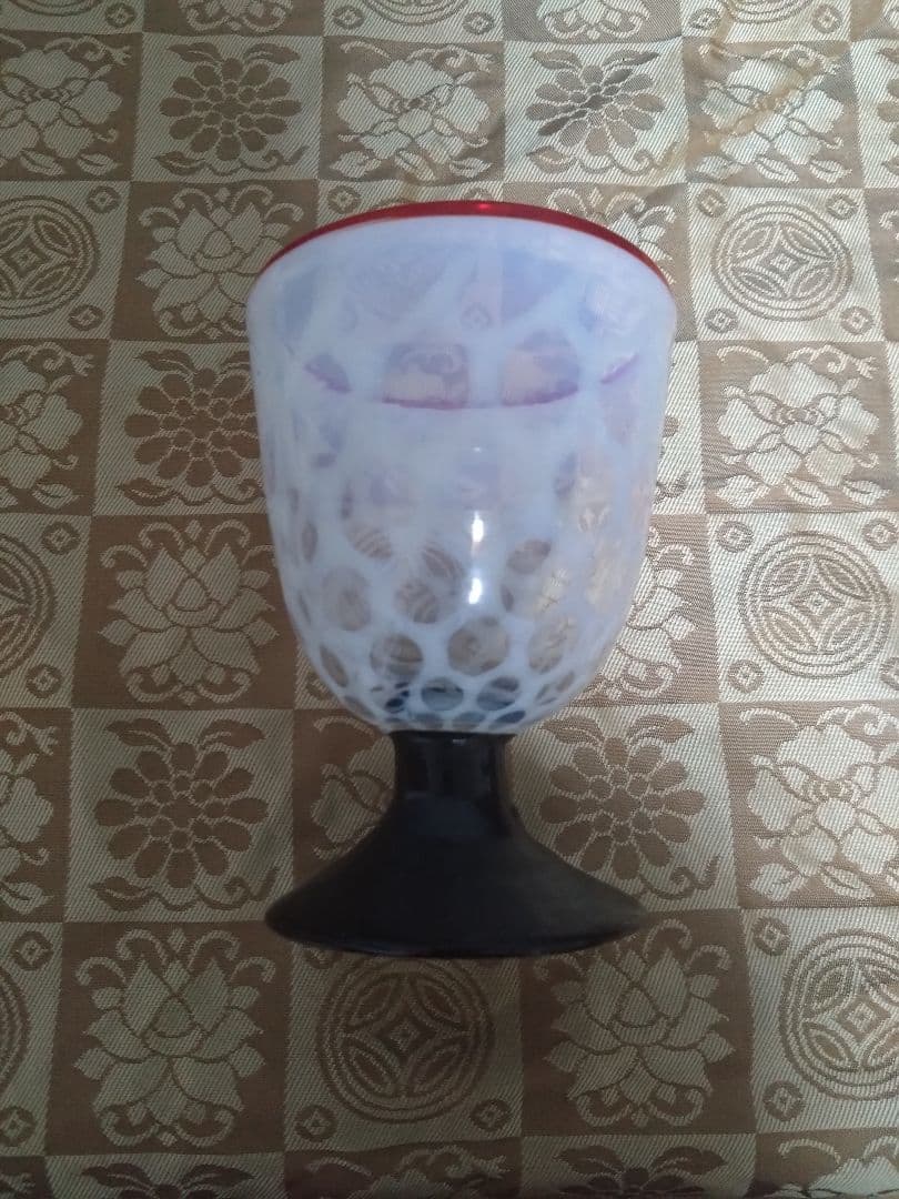 ★和ガラス氷コップ/大正昭和レトロモダン美品★