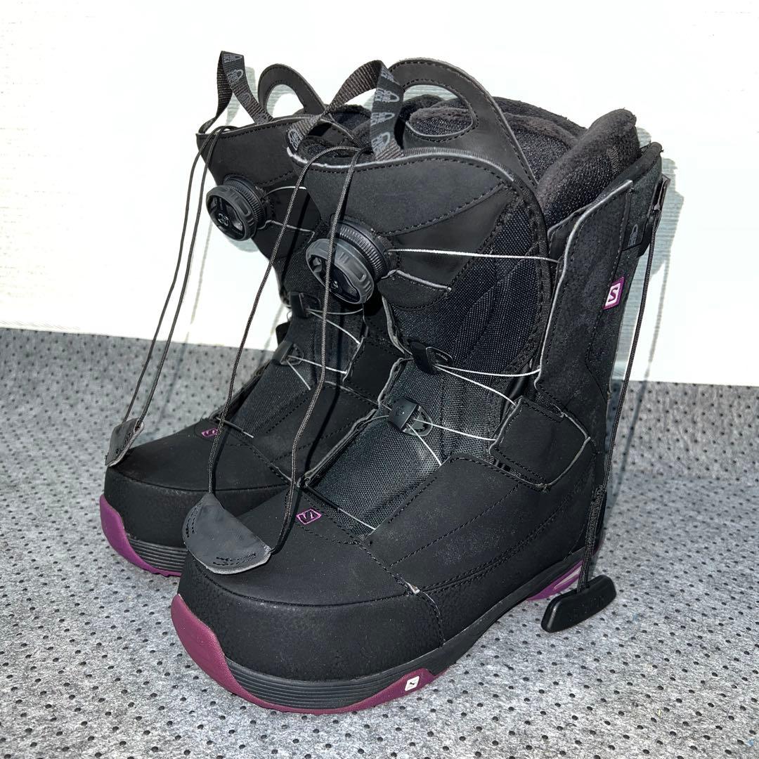 ２回使用 25cm SALOMON IVY BOA STR8JKT ブーツ