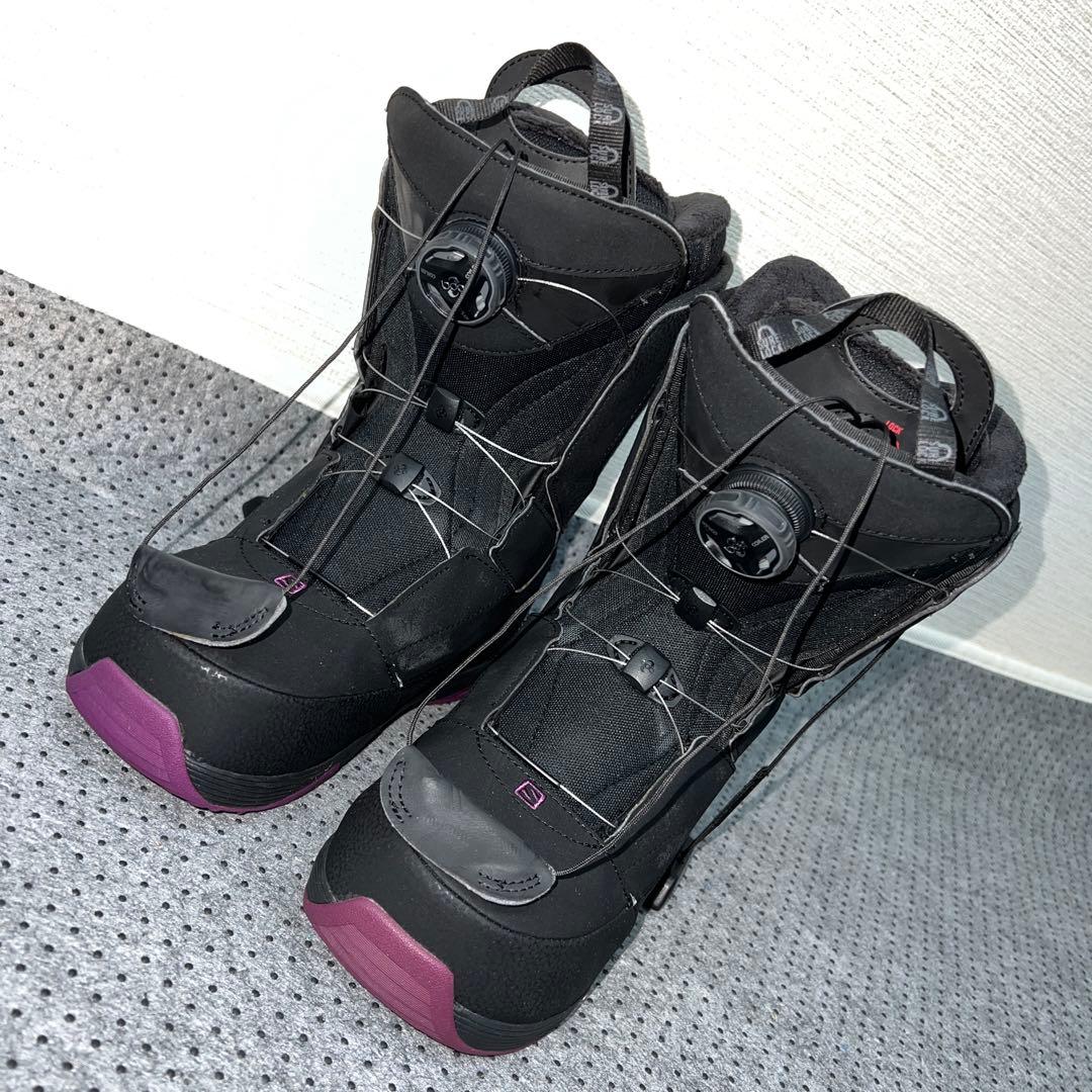 ２回使用 25cm SALOMON IVY BOA STR8JKT ブーツ