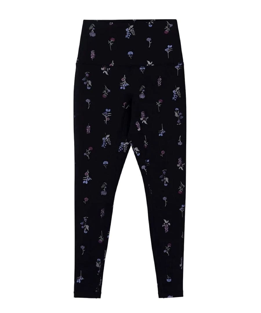 スカーラ sukala レギンス　花柄　黒　S ホットヨガ　LAVA ピラティス